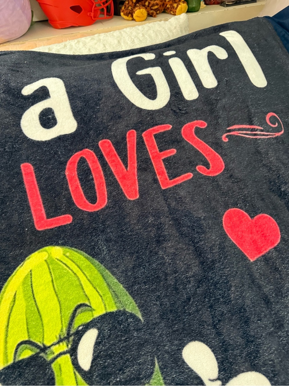Just A Girl Who Loves Pickles Silky Soft 50” X 60” Throw Blanket - Picture 4 of 11